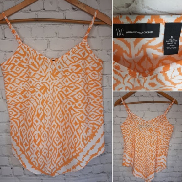 INC International Concepts Tops - INC International Concepts handkerchief top size 6